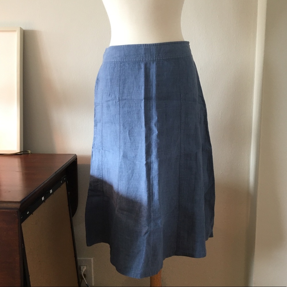 EAST linen skirt